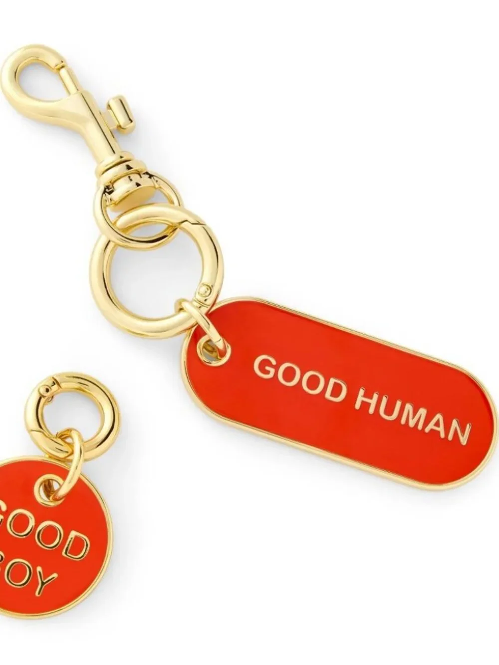 NWT Target x the Cuddle Collab Key Chain & Pet Charm, Red Good Human Good Dog